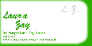 laura zay business card